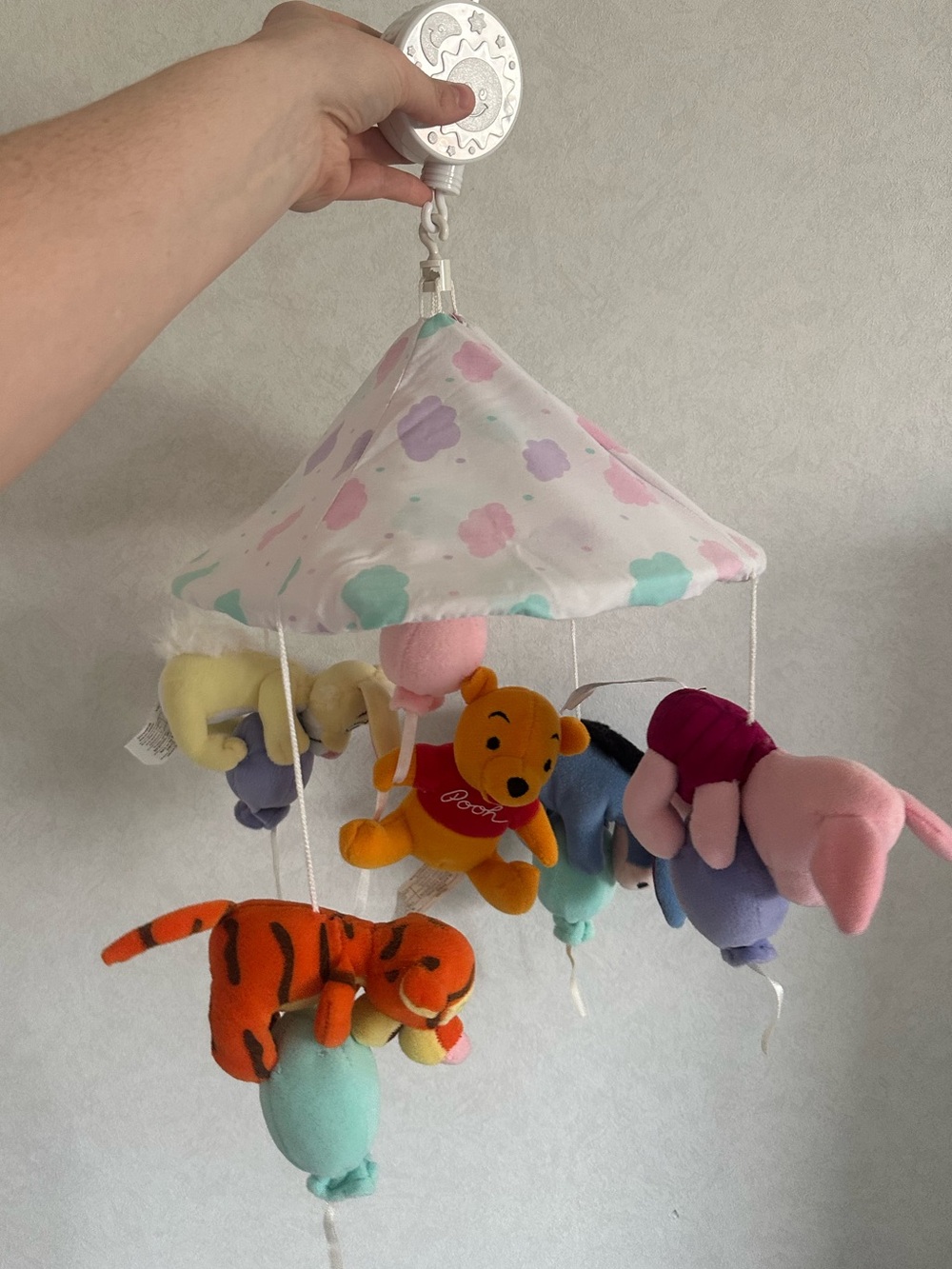 Vintage Disney Winnie the Pooh Baby Mobile